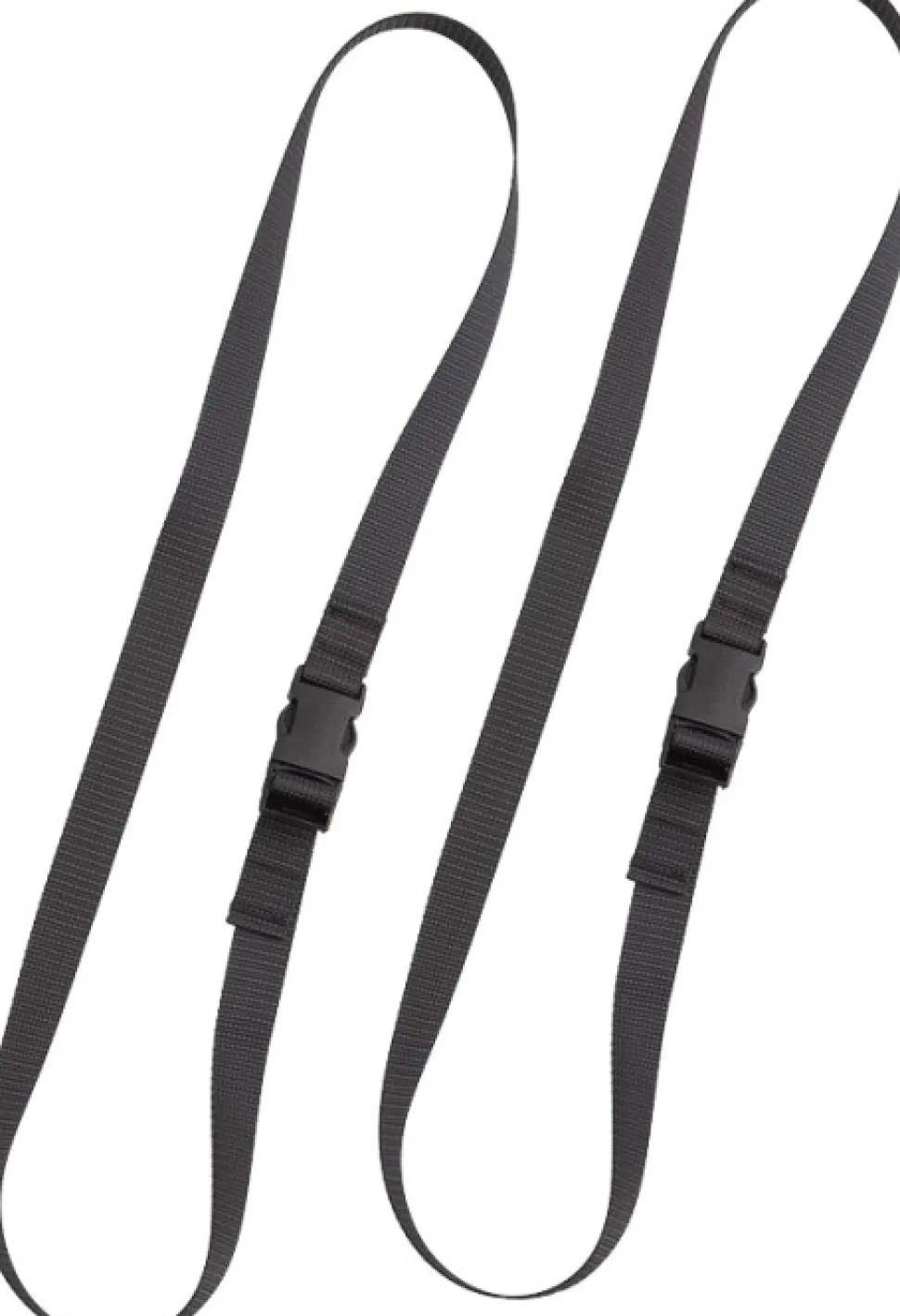 Savotta Pack Straps Sr Buckle 120 Cm Pakkaushihnat 2 Kpl, Musta