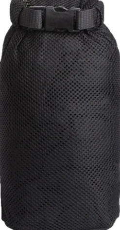 Savotta Rolltop Stuffsack Mesh Pakkauspussi, 5L, Musta