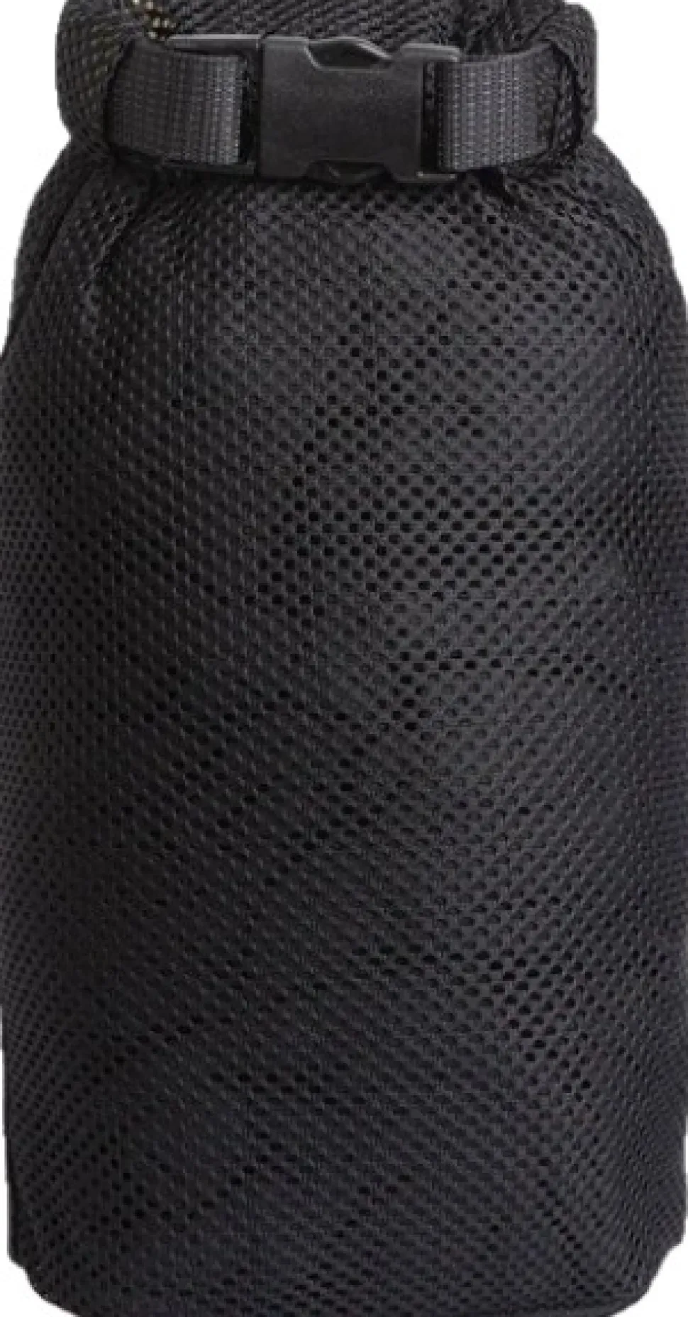 Savotta Rolltop Stuffsack Mesh Pakkauspussi, 5L, Musta
