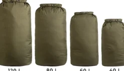 Savotta Rolltop Stuffsack 500D Pakkauspussi, 120L, Musta