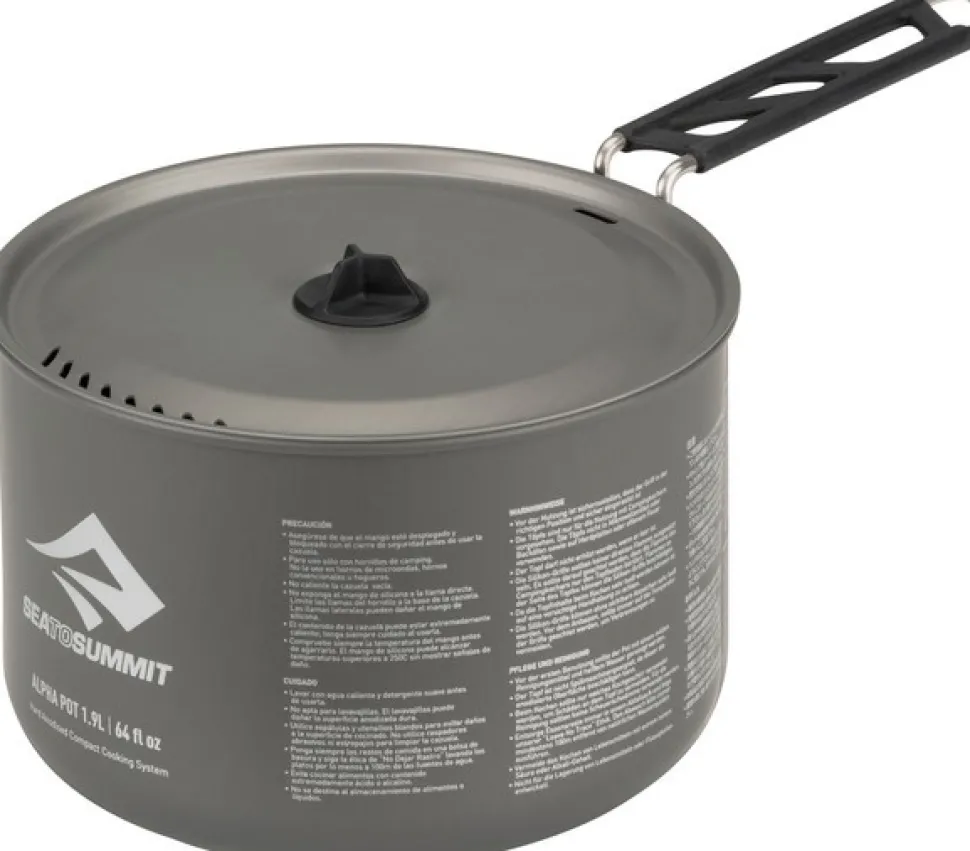 Sea To Summit Alpha Pot Kestava Ja Kevyt Kattila, 1,9 L