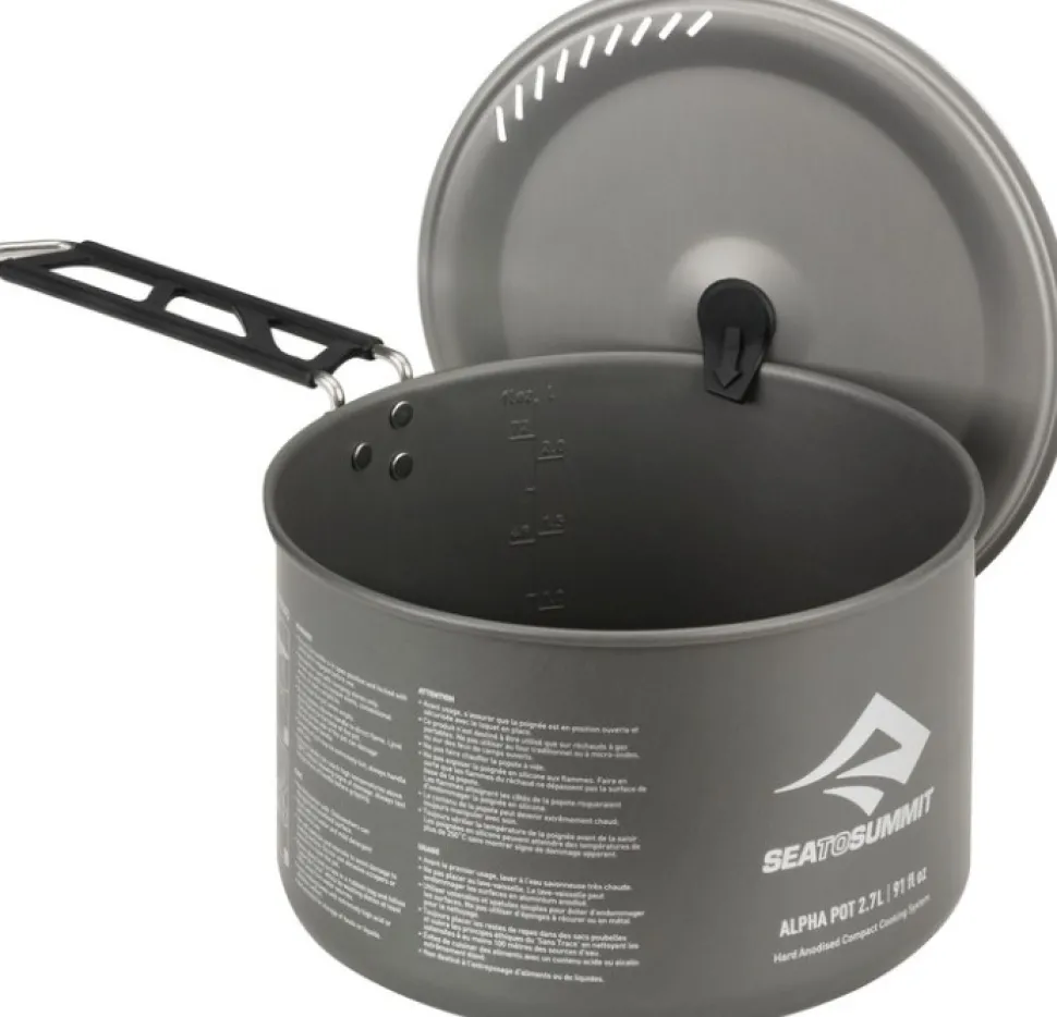 Sea To Summit Alpha Pot Kestava Ja Kevyt Kattila, 2,7 L