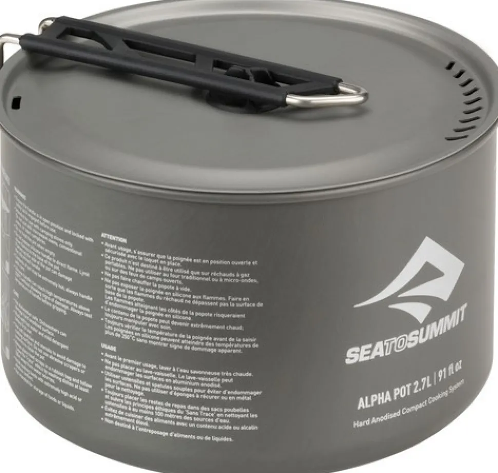 Sea To Summit Alpha Pot Kestava Ja Kevyt Kattila, 2,7 L