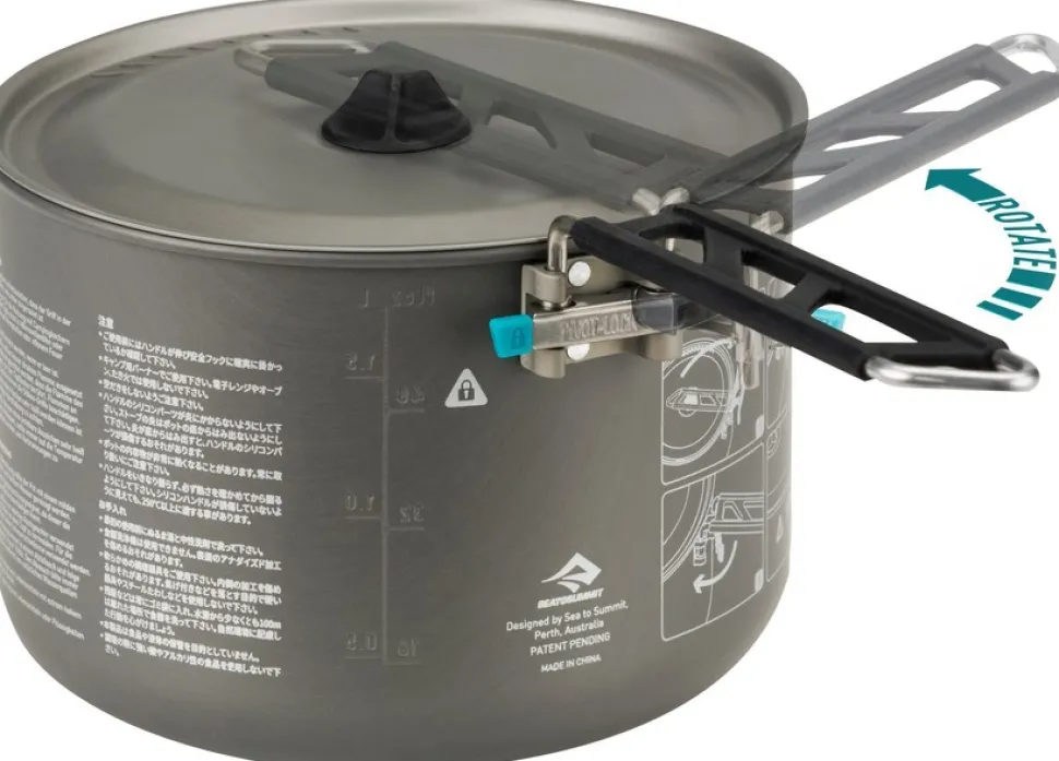 Sea To Summit Alpha Pot Kestava Ja Kevyt Kattila, 2,7 L