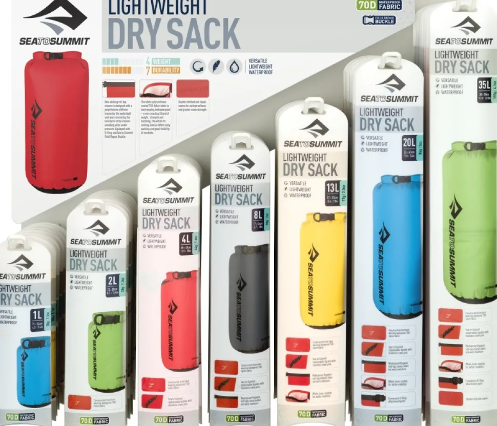 Sea To Summit Drysack Lightweight 4L Pakkauspussi, Musta