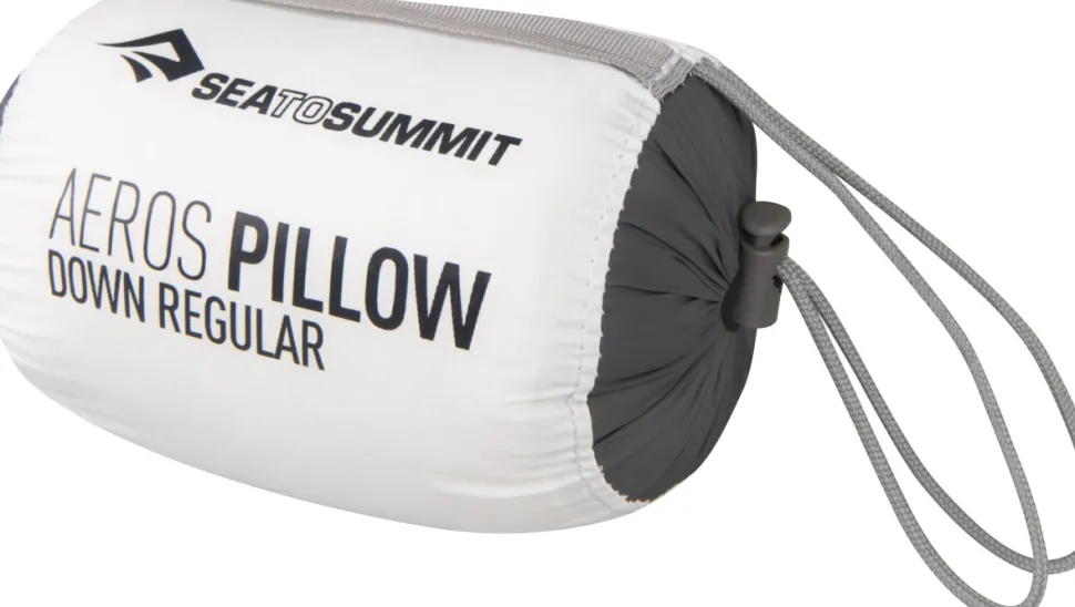 Sea To Summit Pillow Aeros Down Taytettava Untuvatyyny, Regular, Harmaa