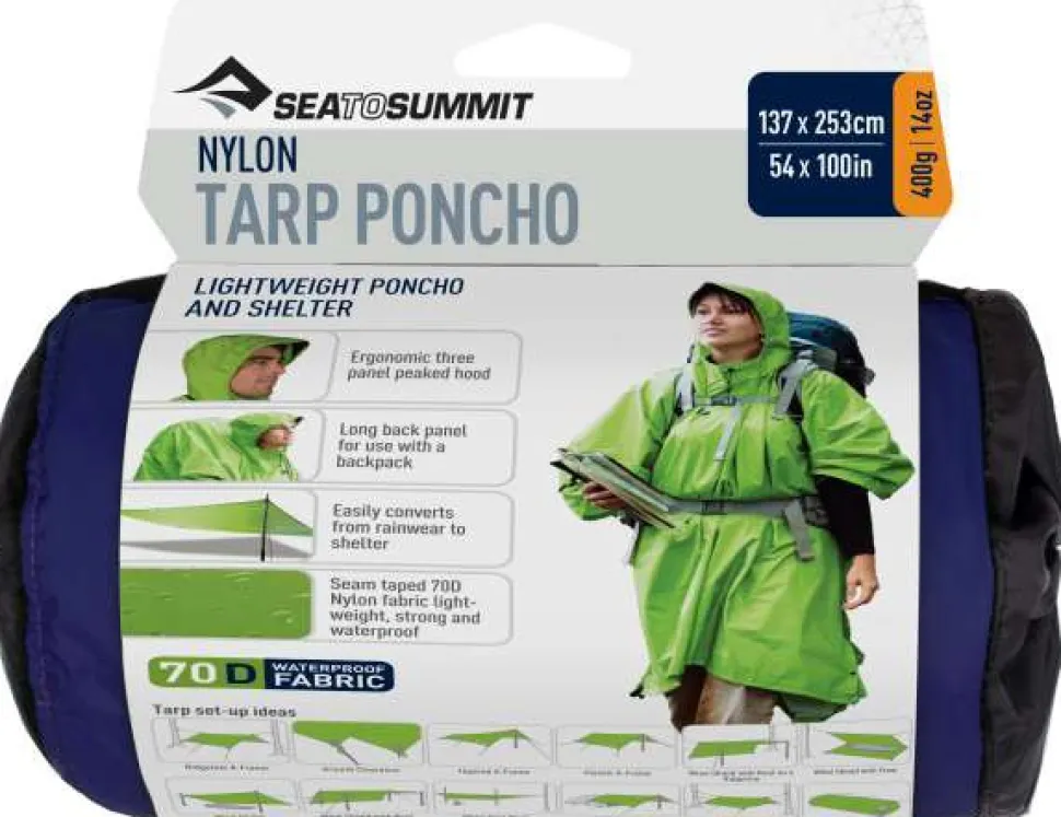 Sea To Summit Poncho -Sadeviitta, Sininen