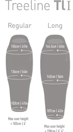 Sea To Summit Sleepbag Down Treeline Tli -3°C Long Unisex