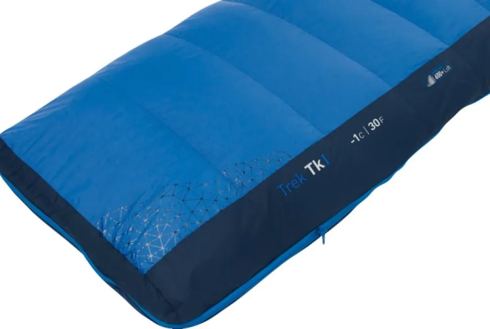 Sea To Summit Sleepbag Down Trek Tki -1°C Regular Wide Blue Unisex