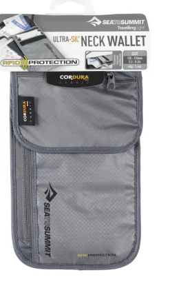 Sea To Summit Travelling Light Neck Wallet Rfid 5P Grey