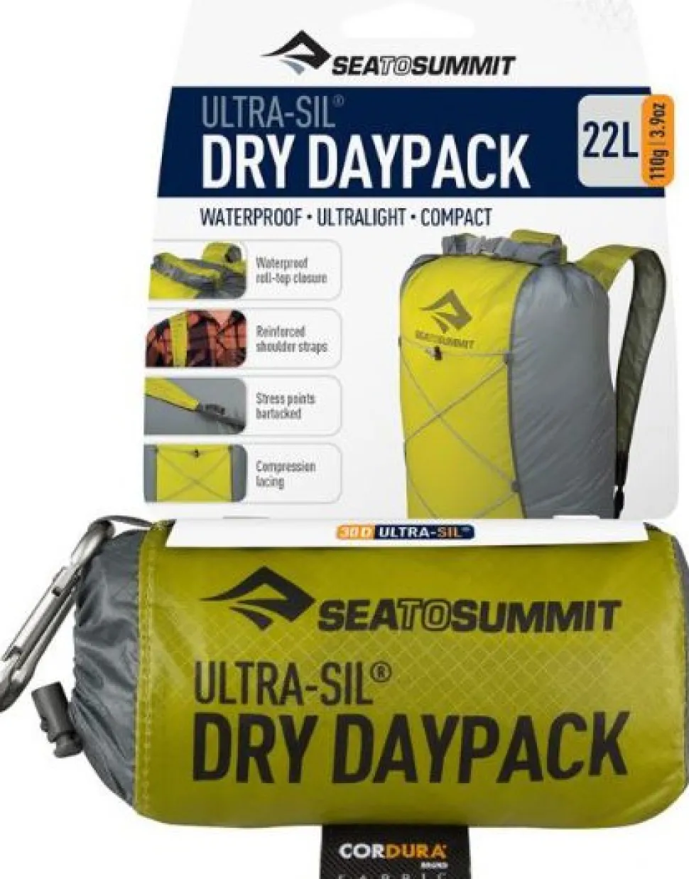 Sea To Summit Ultra-Sil Dry Daypack 22L Lime
