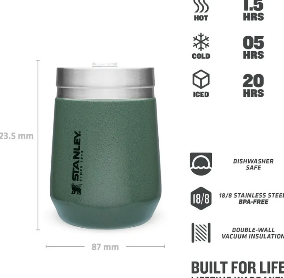 Stanley The Everyday Go Tumbler Termosmuki, 0,29 L, Harmaavihrea