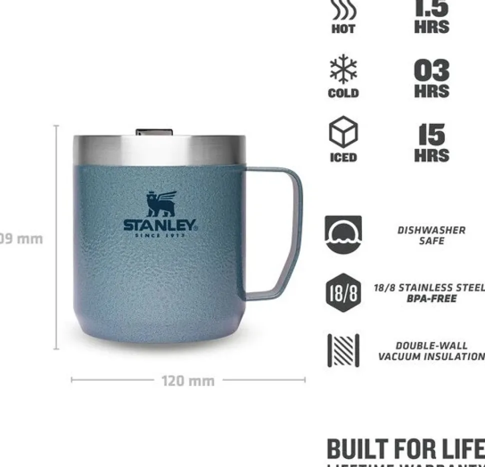 Stanley The Legendary Camp Mug Termosmuki, 0,35 L, Harmaasininen