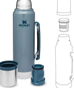 Stanley The Legendary Classic Bottle Termospullo, 1 L, Harmaasininen