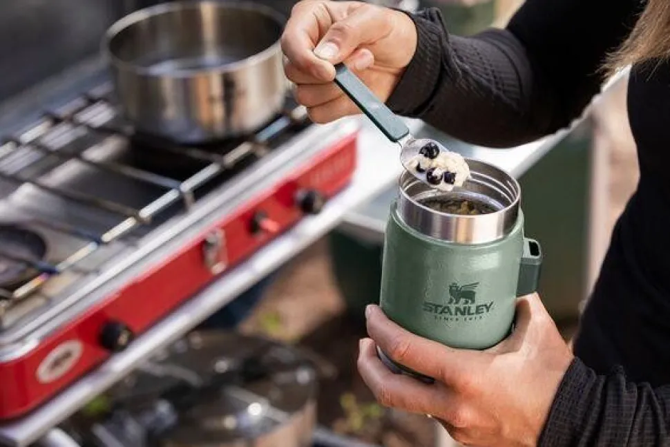 Stanley The Legendary Food Jar + Spork 0.4L Hammertone Green