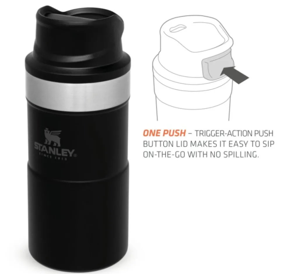 Stanley The Trigger-Action Travel Mug 0.25L Matte Black