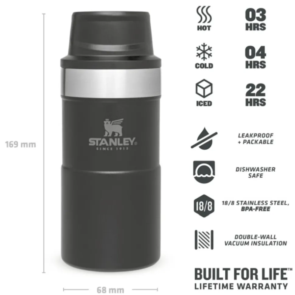 Stanley The Trigger-Action Travel Mug 0.25L Matte Black