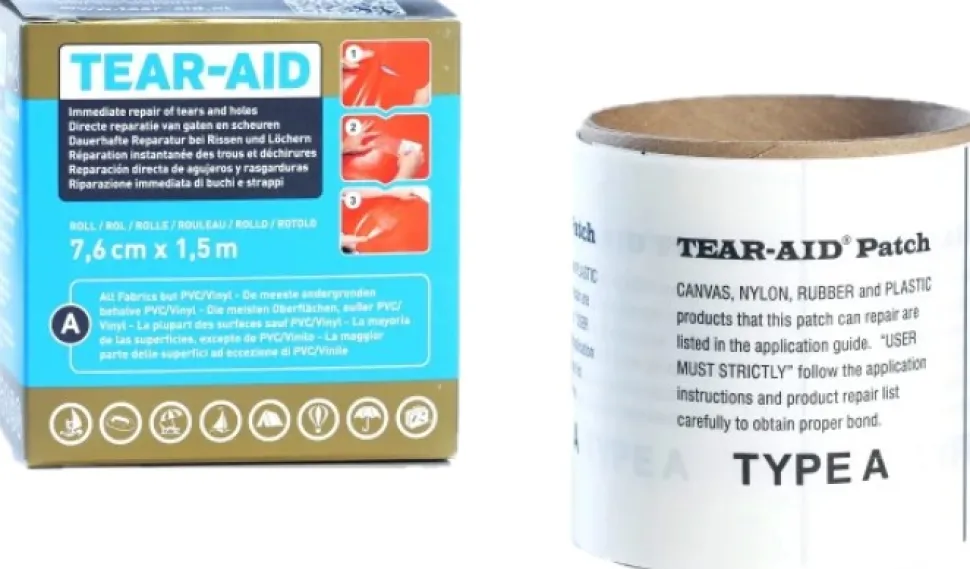 Tear-Aid Type A Roll 7,6 Cm X 1,5 M Korjausteippi