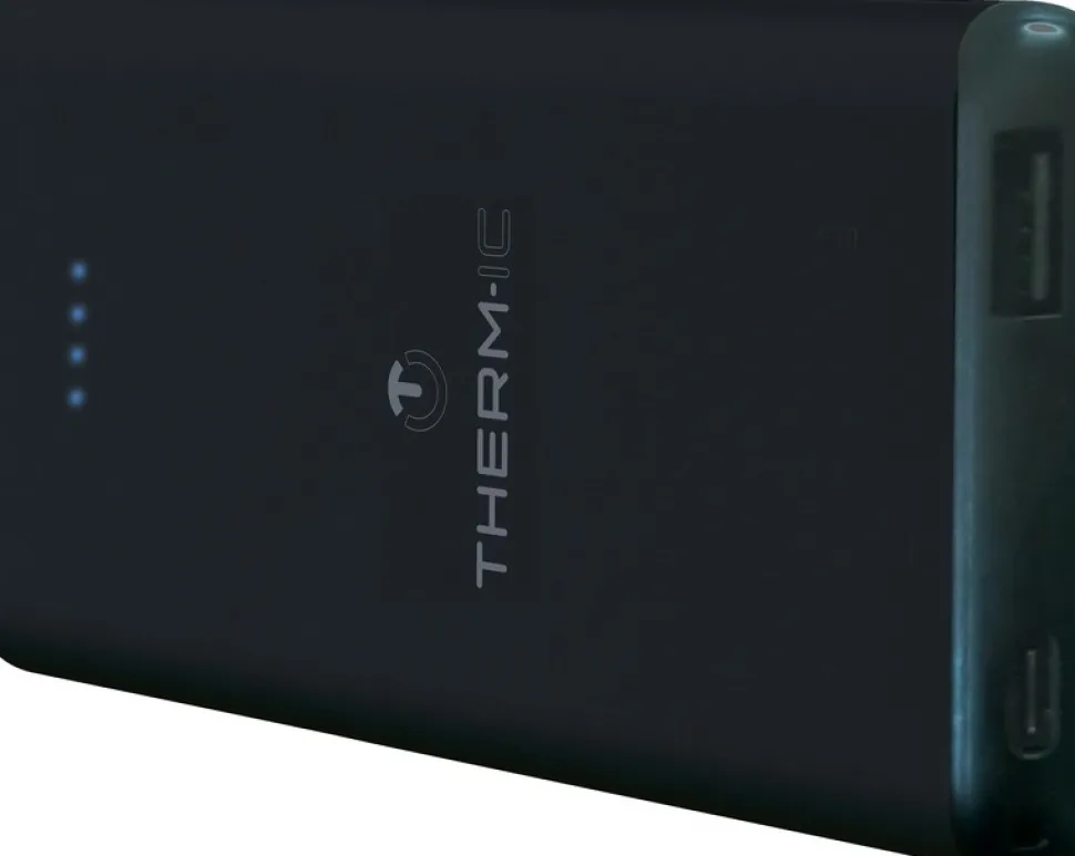 Thermic Slim Universal Powerbank Virtapankki, 10 000 Mah, Musta