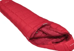 Vaude Sioux 800 Syn -Makuupussi Tummanpunainen